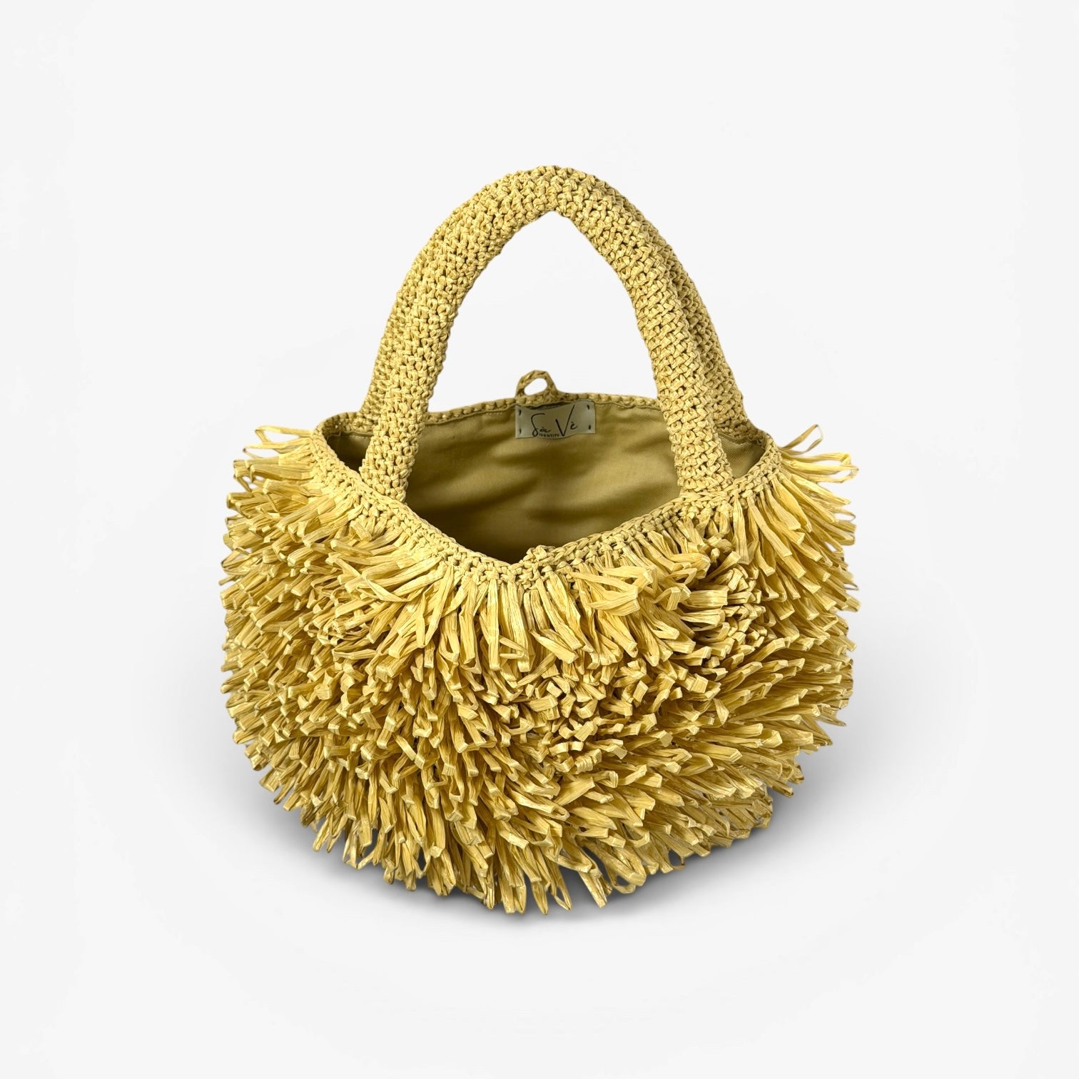 Borsa in rafia Riccio